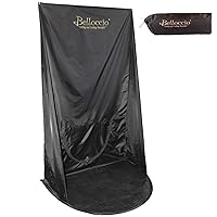 Belloccio® Turbo-Tan® Brand Black Professional Sunless Airbrush and Turbine Spray Tanning Wall Hanging Backdrop Tent with Nylon Carrying Bag