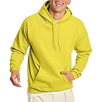 Hanes mens Ecosmart Hoodie, Midweight Fleece Sweatshirt, Pullover Hooded Sweatshirt for Men