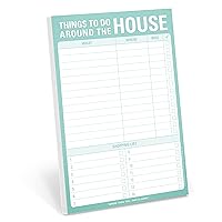 Knock Knock Things to Do Around the House Note Pad, 6 x 9-inches