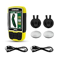 CANMORE HG200 Plus Golf GPS - (Bundle) + Another Charging Cable & Magnet & Clipper - Easy-to-Read Color - preloaded 40,000 Course map Worldwide Shape of The Green and The Fairway