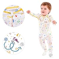 Eczema Baby Pajamas Sleeper Suit - Itch Relief for Moderate to Severe Atopic Dermatitis for Soothing Wet Wrapping Treatments
