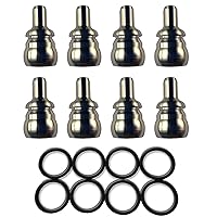 ~ FORD 6.0L LeakProof Nipple Cups/Ball Tube Kit! Includes 8-LeakProof Nipple Cups and 8-Heavy Duty Viton Seals ~ F60L-8NIPPLE