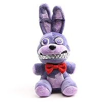  Milenzom Nightmare Bonnie Plush 8 Inch, 5 Nights at Freddy's  Plush Toys, FNAF plushies for Boy Girl Christmas Halloween Birthday Gift  (Purple Bonnie Rabbit) : Toys & Games