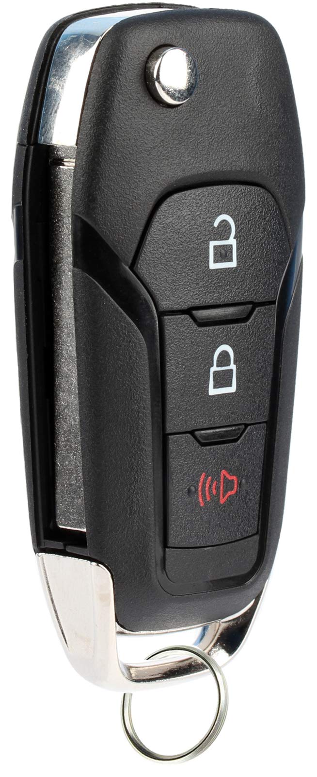 KeylessOption Keyless Entry Car Remote Uncut Ignition Flip Key Fob for Ford F150 F250 N5F-A08TAA