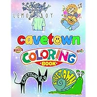 Cavetown Lemon Boy Coloring Book Cute Character: A Jumbo Colouring for Kids Ages 4-7,8-12, Girls, and Adults | With +30 High Quality Coloring Pages | ... Stress Relief And Unwind | 8.5 x 11 inches