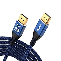 Ciwoda DisplayPort 2.0 Cable 6ft 2Pack, Nylon Braided 16K DP 2.0 Cable Support 80Gbps, 16K@60Hz, 10K@60Hz, 8K@60Hz, 4K@165Hz, Dynamic HDR for Gaming Monitor, TV