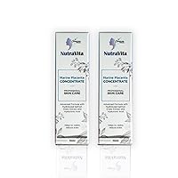 2x NutraVita Marine Placenta Concentrate 10ml| Advanced Scar Removal with Natural Marine Ingredients| Fast Absorption| Effective for Acne, Injury, Surgery| Visible Result in 30 days