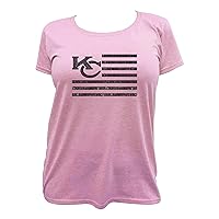 Womens KC Flag Support Our Kansas City Sports Lover Football, Baseball, Basketball