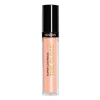 Revlon Lip Gloss, Super Lustrous The Gloss, Non-Sticky, High Shine Finish, 255 Sandstorm