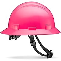 Acerpal Full Brim Non-Vented Solid Color OSHA Hard Hat with 6-Point Suspension