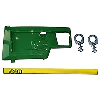New Left Side Panel/Decal/Panel Retaining Clip Kit AM128983 M130323 Compatible with JohnDeere 445 S/n Above 070001