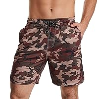 Cargo Shorts for Men Casual Drawstring Pants with Pocket Camouflage Sports Summer Gym Shorts