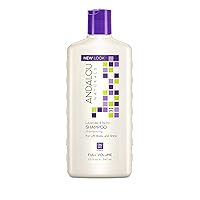Andalou Naturals Lavender & Biotin Full Volume Shampoo,Purple,11.5 Fl Oz (Pack of 1)