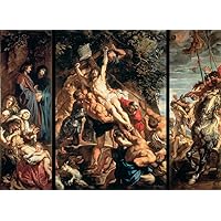 8 Oil Paintings Raising of the Cross in set Christian Peter Paul Rubens Art Decor on Canvas - Famous Works 01, 50-$2000 Hand Painted by Art Academies' Teachers