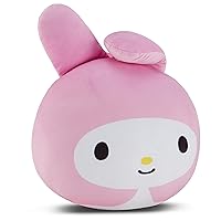 SANRIO Hello Kitty Squishee Pillow Backpack - Hello Kitty, Kuromi - Hello Kitty Super Soft Squishee Cloud Pillow Backpack (Pink)
