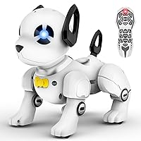 Remote Control Robot Dog Toy, RC Dog Programmable Smart Interactive Robotic Pets, RC Stunt Robot Toys Dog Imitates Animals Music Dancing Handstand Push-up Follow Functions for Boys Girls Toy