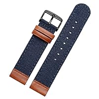 20mm Genuine Leather Army green Nylon Sport Strap Canvas Quick release Men Bracelet Watch Band For TIMEX TW4B14200|14100|14000