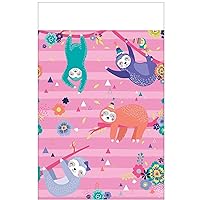Charming Sloth Paper Table Cover - 54