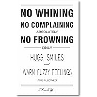 No Whining - No Complaining - NEW Motivational Poster