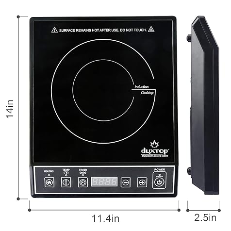 1800W Portable Induction Cooktop Countertop Burner, Black 9100MC/BT-M20B
