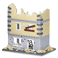 WW2 House Building Block Set.Military Building Block Set Can Freely Build Battle Scenes.