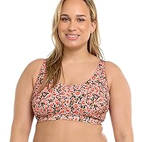 Body Glove Women's Amore Plus Bikini Top Swimsuit with Adjustable Tie Back Detail, Available in Sizes 1x,2X,3X