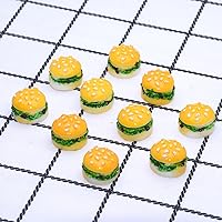 Dollhouse Miniature Hamburger Food Pretend Play Kitchen Game Party Accessories Toys Hamburg Cake Ice Cream for 1/12 Doll House