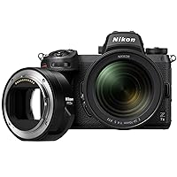 Nikon Z 7II with Zoom Lens and FTZ II Adapter | Ultra-high Resolution Full-Frame mirrorless Stills/Video Camera with 24-70mm f/4 Lens and Adapter for Using Nikon DSLR Lenses | Nikon USA Model