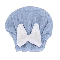 Super Absorbent Microfiber Towel with Knot Fast Drying Hair Towel Wrap for Wet Hair Bath Accessories Microfiber Hair Towel