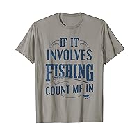 Funny Fishing Shirts For Men Fisherman Fathers Day Dad T-Shirt