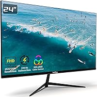 InnoView 24 Inch FHD 100HZ Eyes Care Built-in Speakers Frameless 4000:1 Contrast Ratio Ultra Thin Bezel Professional Computer Office Gaming Monitor
