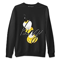1 Yellow Ochre Design Printed 3D King Sneaker Matching Sweatshirt