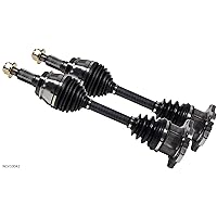 GSP PNCV10142 CV Axle Shaft Set for Select 1988-07 Cadillac, Chevrolet, and GMC Full-Size Trucks and SUVs - FRONT - Set of 2 (Left and Right)