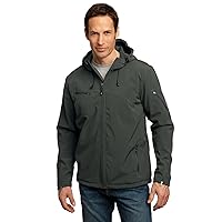 Port Authority Men's Textured Hooded Soft Shell Jacket