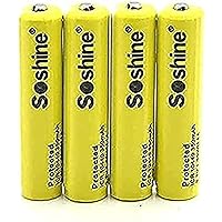 4-Piece Lithium Battery 10440 350 MAh Battery with Rechargeable Protective Battery