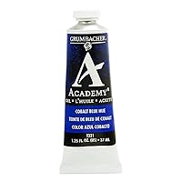 Grumbacher Academy Oil Paint, 37 ml/1.25 oz, Cobalt Blue Hue
