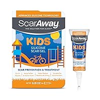 Kids Silicone Scar Gel, 100% Medical-Grade, Helps Improve Size, Color & Texture of Hypertrophic & Keloid Scars on Face & Body from Injury, Burns & Surgery, Water Resistant, Clear, 6g