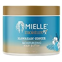 Mielle Organics Moisture Rx Hawaiian Ginger Moisturizing Hair Butter, 12 Ounces