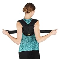 Soles Clavicle Bandage Adjustable, Flexible, Breathable Neoprene - Unisex - Improves Poor Posture & Osteoporosis, Clavicle Brace for Collarbone Injuries (L-XL: 90-110 cm)