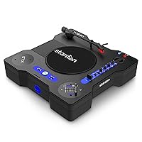  Numark PT01 Scratch  DJ Turntable for Portablists With User  Replaceable Scratch Switch, Built In Speaker, Power via Battery or AC  Adapter, Three Speed RPM Selection & USB Connectivity : Everything