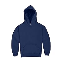 Jerzees boys Fleece Sweatshirts, Hoodies & Sweatpants Hooded Sweatshirt, Hoodie - Navy, Large US
