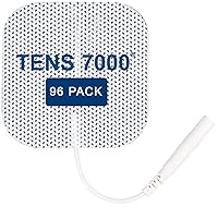 TENS 7000 Official TENS Unit Electrode Pads - 96 Pack, Premium Quality OTC TENS Unit Replacement Pads, 2