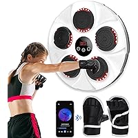 2024 Music Boxing Machine - Portable LED Boxing Machine with 9 Modes, Speed Adjustment, and Boxing Gloves for Amateur Exercise and Parent-Child Gifts