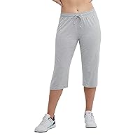 Women'S Capri Pants, Lightweight Lounge Cropped Pants, Jersey Knit Capri For Women, 18