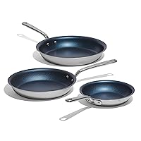 Made In Cookware - Non Stick 3 Piece Frying Pan Set (Includes 8