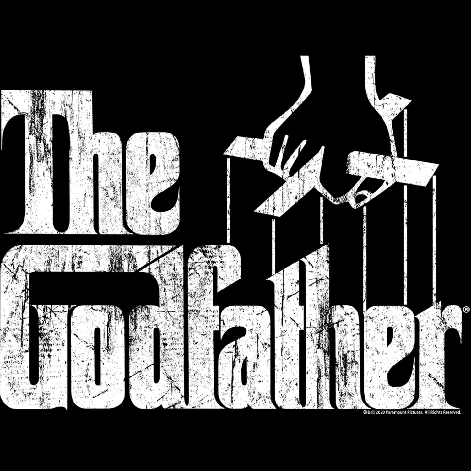 American Classics Godfather The Movie Distress Copy Adult T-Shirt Tee