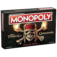 USAOPOLY MN004-123-17 Pirates of The Caribbean Ultimate Edition Monopoly Board Game, Multicolor