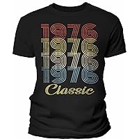 48th Birthday Gift Shirt for Men - Classic 1976 Retro Birthday - 003-48th Birthday Gift