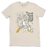 Graphic Tees Stop The Bear Design Printed 4s Sail Sneaker Matching T-Shirt