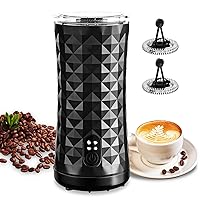 Milk Frother Automatic, Electric Milk Steamer 4-in-1, Hot & Cold Foam Maker for Coffee Latte, Cappuccinos, Macchiato, Matcha, Hot Chocolate, 8.1oz/240ml Milk Warmer, Swift, Quiet, Easy to Clean